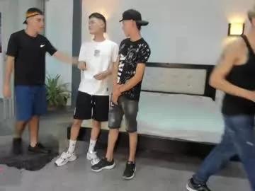 playhardsex — "Shh! don't make any noise, my friends are nearby. But I can't help but want to misbehave... are you staying and playing with US #bigcock #skinny #cum