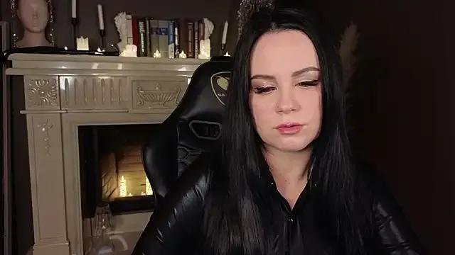 StripChat Jolie_Orchid is Freechat Jolie_Orchid — STRAPON SHOW with leather gloves, boots!