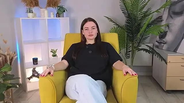 XeniaJoachin — Gently touch my neck close-up